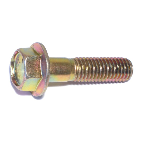 Midwest Fastener Grade 8, 1/2"-13 Flange Bolt, Zinc Plated Steel, 2 in L, 3 PK 71664 - main